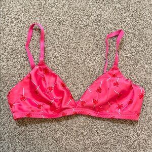 Victoria Secret Pink Cherry Print Bralette